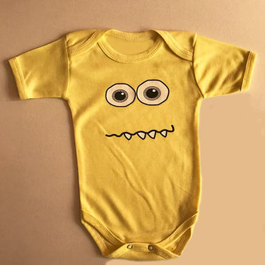 yellow monster romper